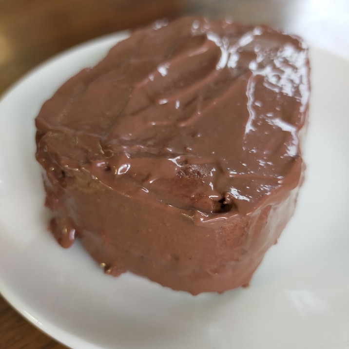 ダイエットチョコクリームケーキ　オートミール使用